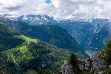 Fototapeta premium mountain landscape in the Bavarian Alps