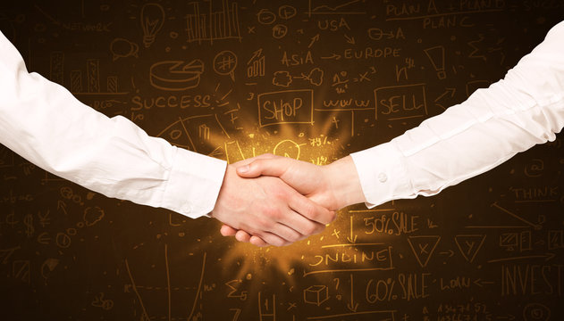 Business handshake