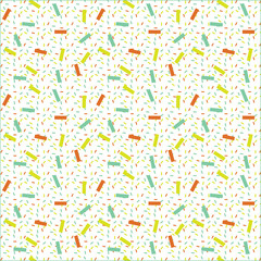 Vector Seamless Fancy Color Lines Pattern Background