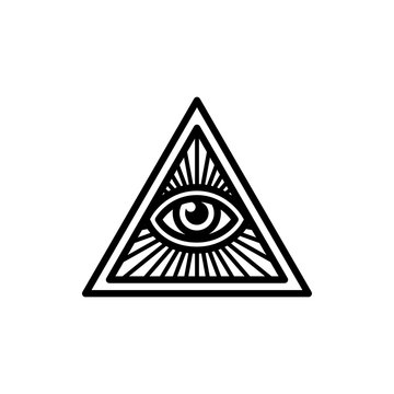 All seeing eye symbol