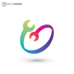 Fototapeta premium Repair Color Logo