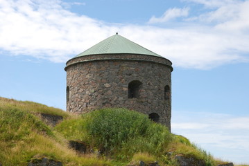 Bohus Fortress in Kungälv, Nordic historic site, more than 700 years old, unsuccessfully besieged...