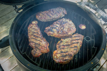 Grillen - barbecue steaks