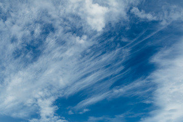 Cloudy sky background with tiny clouds