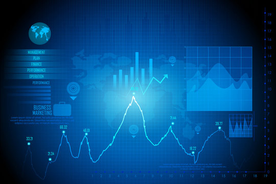Business Financial Graph Chart Diagram