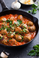 beef meatballs with tomato sauce