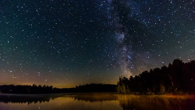 The Milky Way in Algonquin Provincial Park, Ontario, Canada