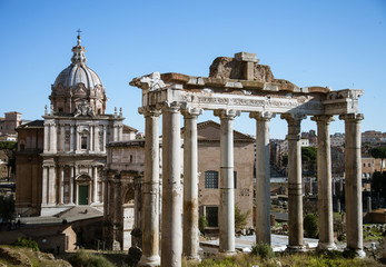 Fototapeta na wymiar Roman forum