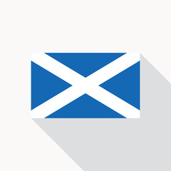 Scotland national flag vector flat icon