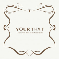 frame wedding design