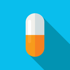 Medical Pills Flat Icon