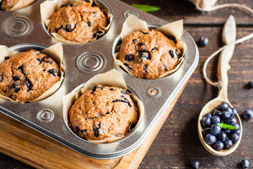 Blueberry muffins