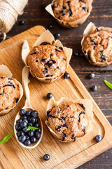 Blueberry muffins