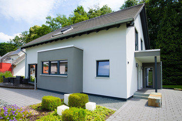 modernes Einfamilienhaus