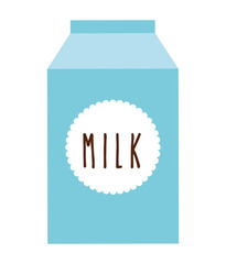 box milk  isolated icon design