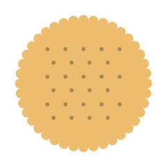delicious cookies isolated icon design
