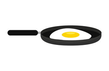fried egg isolated icon design