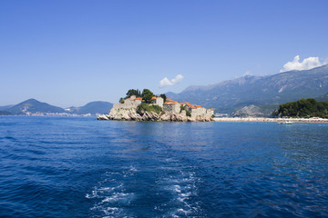 Fototapeta premium wyspa Budva Sveti Stefan