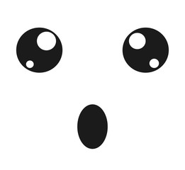 face emoticon isolated icon design