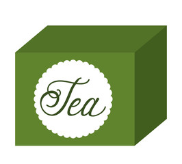 tea box isolated icon design