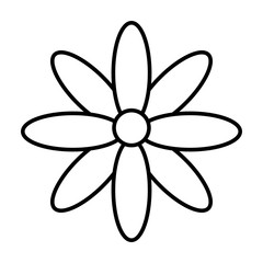 flower isolated icon design