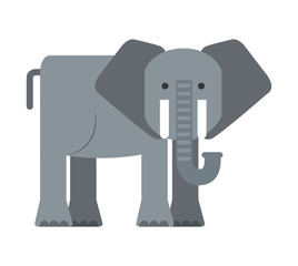 cute elephant  isolated icon design