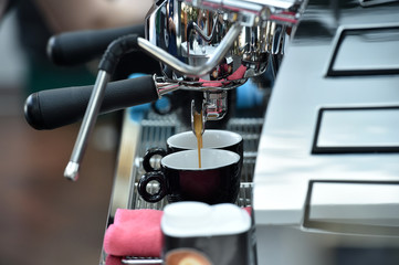 Espresso coffee maker - barista style
