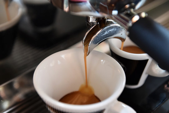 Espresso coffee maker - barista style
