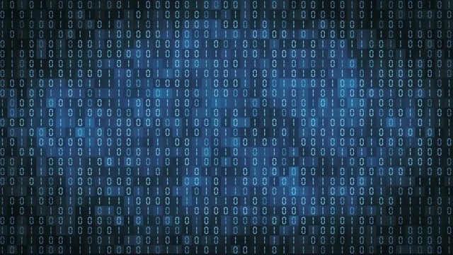 Binary numbers computer code background