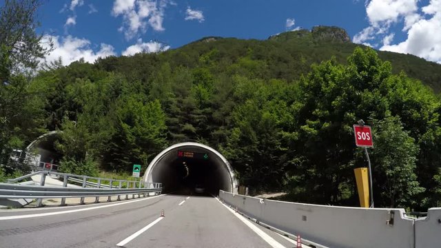 Longest tunnel in the Alps