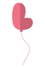 Letter ballooon air cute balloon isolated vector illustration