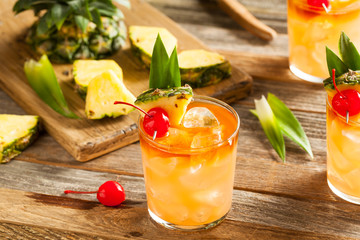 Homemade Mai Tai Cocktail