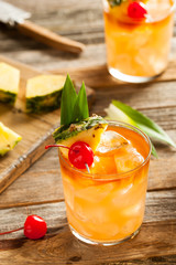 Homemade Mai Tai Cocktail