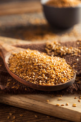 Raw Organic Golden Flax Seeds