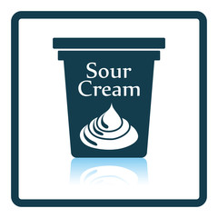 Sour cream icon