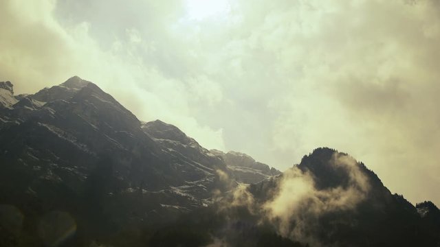 beautiful clouds timelapse