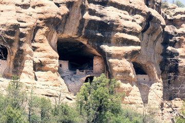 Caves  in Gila Cliff Dwellings National Monument, New Mexico, US
