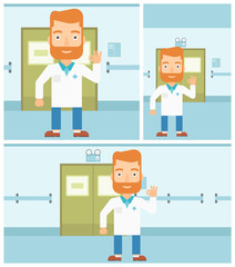 Doctor showing ok sign.