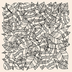 Fototapeta premium Wzór liści jesienią