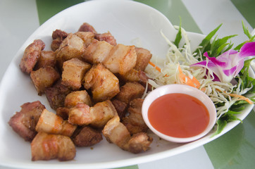 fried pork belly