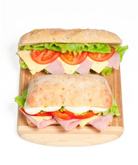 Two sandwiches