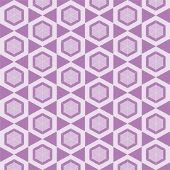 Hexagon Pattern Vector. Vector seamless pattern. Modern stylish texture. Hexagons texture. Seamless geometric pattern. Vector art. All in a single layer.