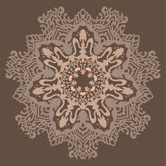 
Mandala. Round Ornament Pattern. Vintage decorative elements. Hand drawn background. Islam, Arabic, Indian, ottoman motifs.

