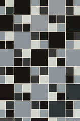 grey tile mosaic