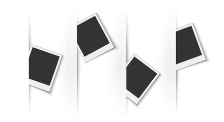 ベクター、無地のポラロイド