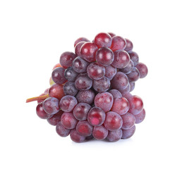 red grape isolated on white background