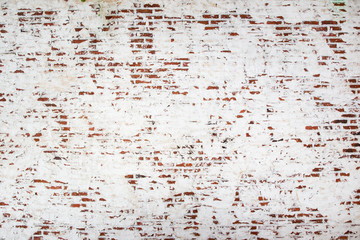 Old red brick wall background.