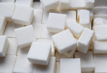 Refined cube sugar background