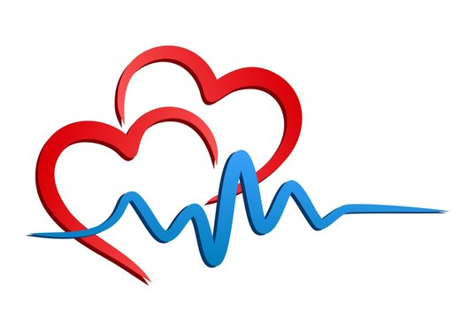 heart Logo with pulse.