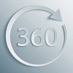 360 degrees rotation vector